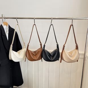 Bag for Women 2026 New Niche Bag High-Quality Texture Casual Versatile Single-Shoulder Bag Dumpling Bag Simple Crossbody Bag