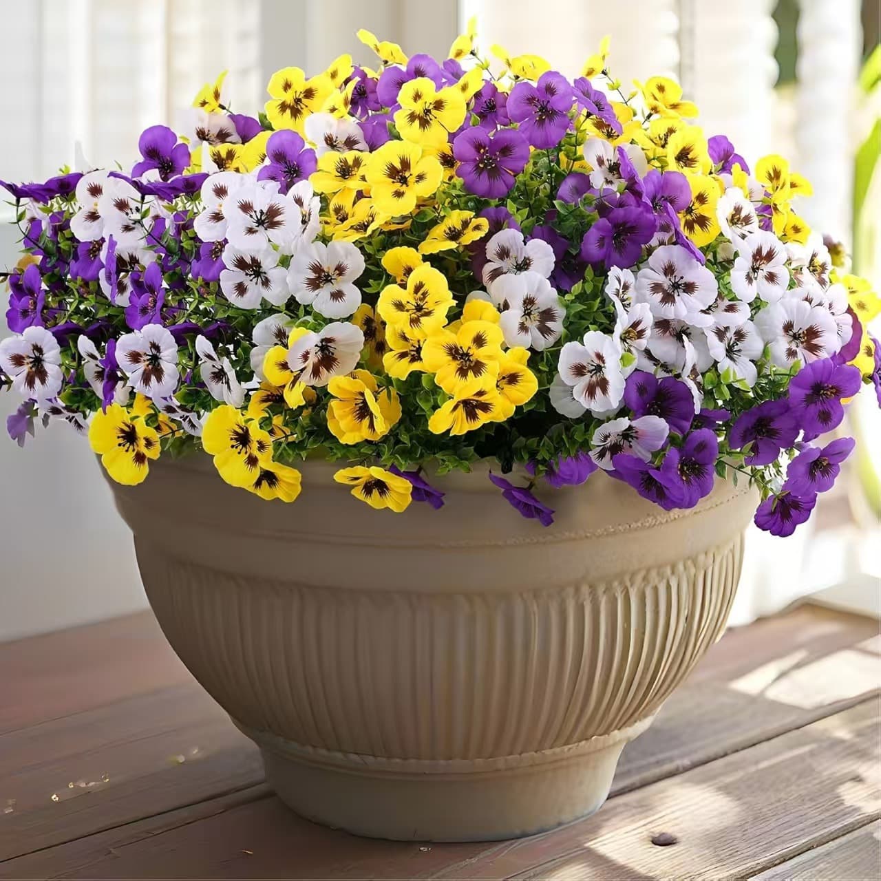 Amazon Green Plants, Butterfly Orchids, Artificial Flowers, Pansy Bouquets, Fake Flowers, Silk Flowers, Wedding, Home, Office, Outdoor Decoration