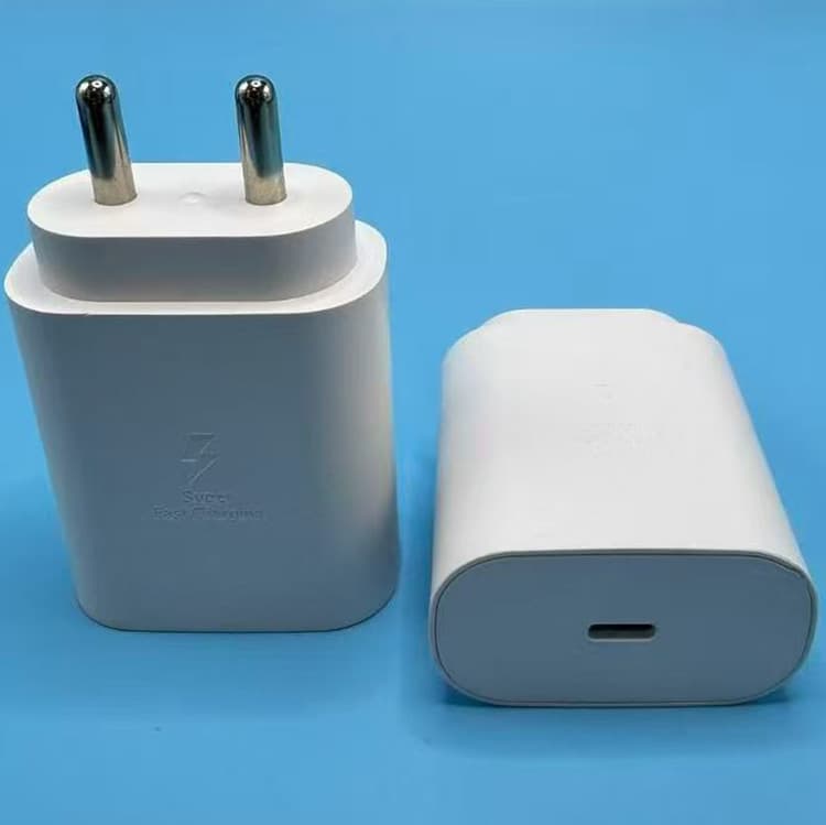 Cross-border pd25w Indian standard charger suitable for iPhone8-17 mobile phone fast charging Indian standard charger C519