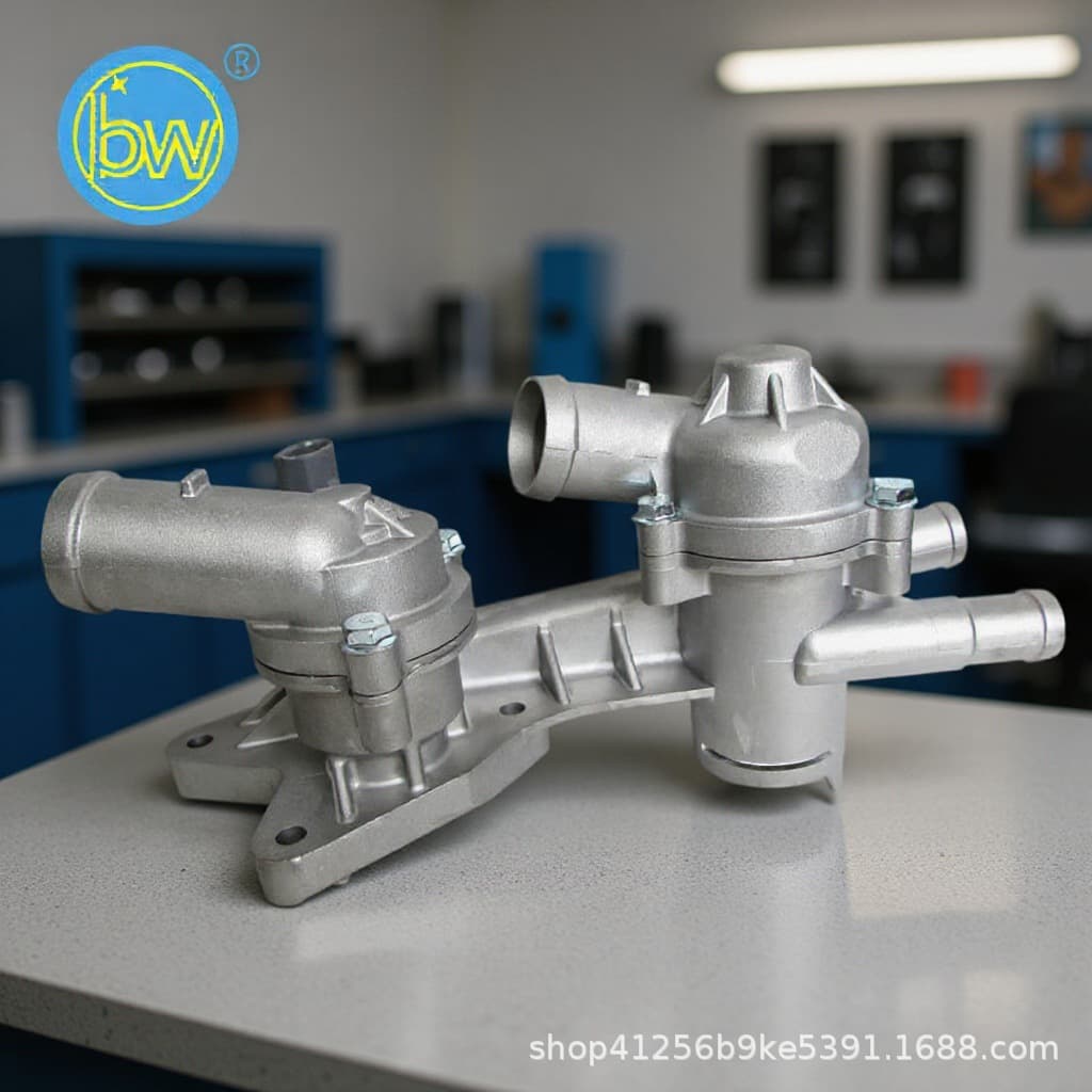 Pure aluminum thermostat assembly direct from manufacturer for Lavida, New Jetta, New Bora, 03C121026AP.