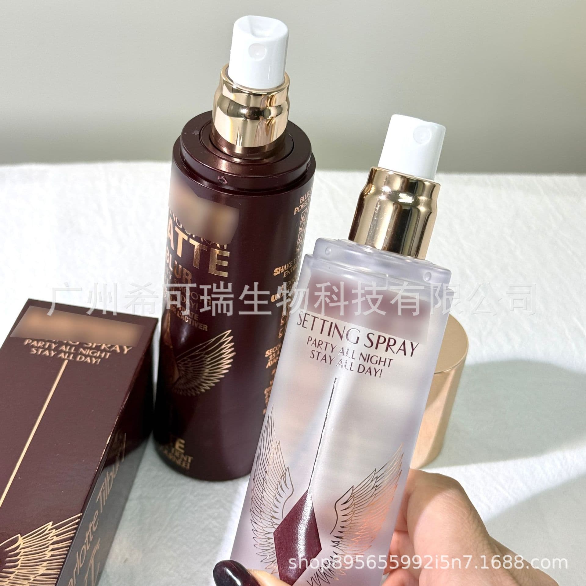 Cross-border in stock CT setting spray 100ml hydrating matte long-lasting makeup fine oil control makeup moisturizing C classic version