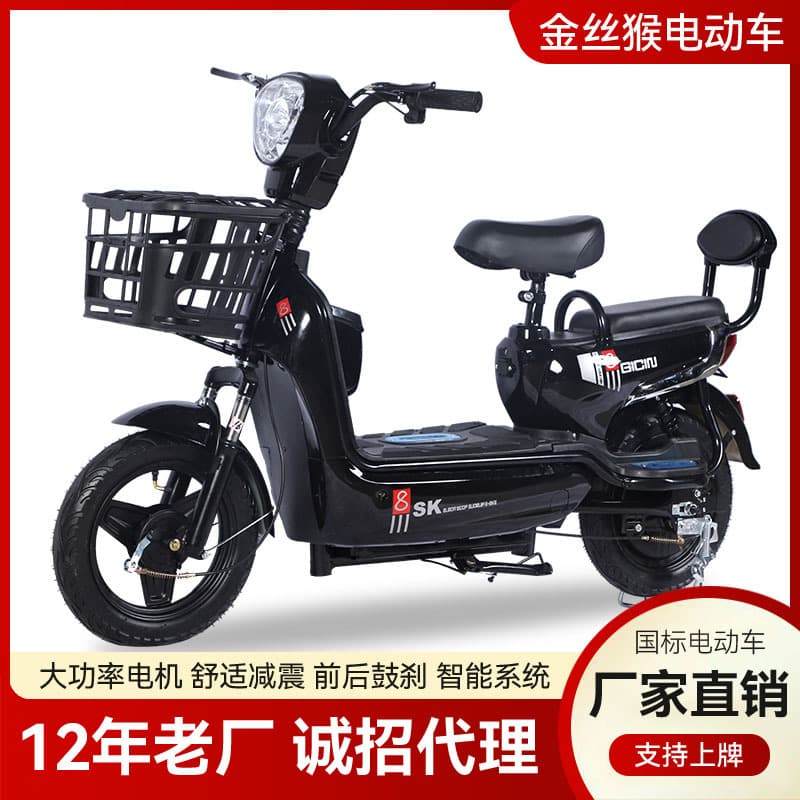 New Electric Scooter Two-Wheel Electric Bicycle Adult Student Electric Vehicle 48V Electric Scooter