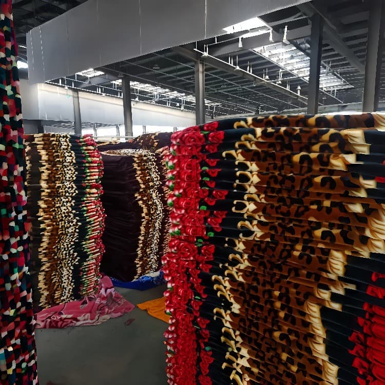 Export to Middle East Single/Double Layer Raschel Blanket, Stock Blanket Direct from Manufacturer, Fully Stitched Raschel Blanket