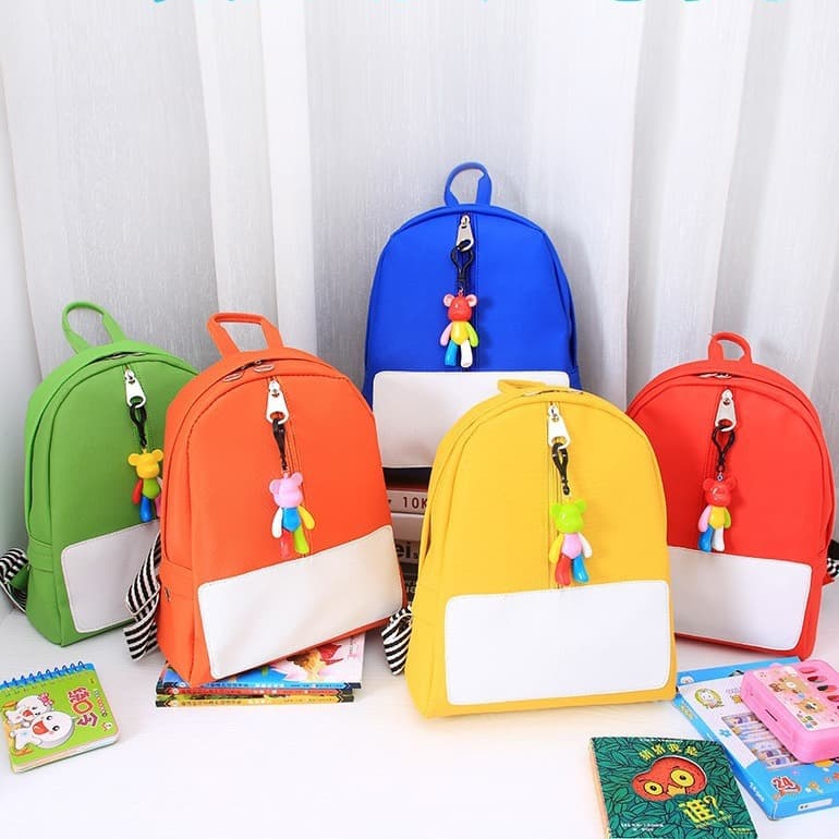 Kindergarten bag printing dance training class boys and girls baby children elementary school students backpack printing logo