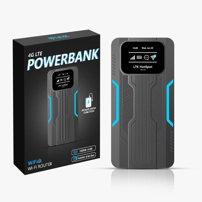 Myanmar 4gwifi router power bank 5g dual-band wifi6 router Southeast Asia 4g portable wifi relay