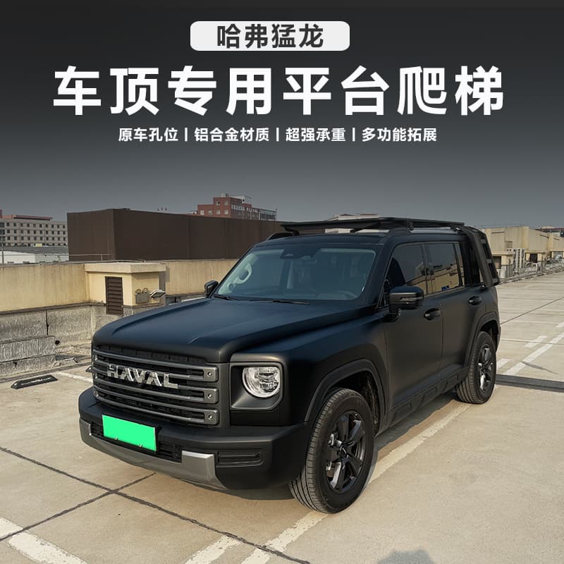 Haval Menglong Roof Rack Platform Side Ladder Roof Rack Modification Side Bag Side Awning Menglong Roof Rack