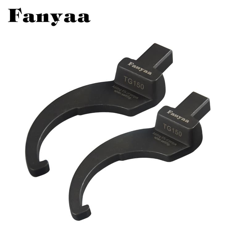 Taiwan Fanyaa hook wrench interchangeable head torque wrench hook wrench crescent wrench head bearing tool disassembly