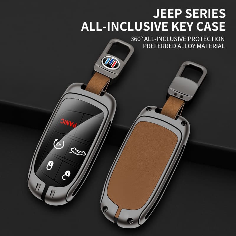 Suitable for Jeep Compass Key Cover Liberty Commander Grand Cherokee Jeep Liberty Light Shell Buckle Men