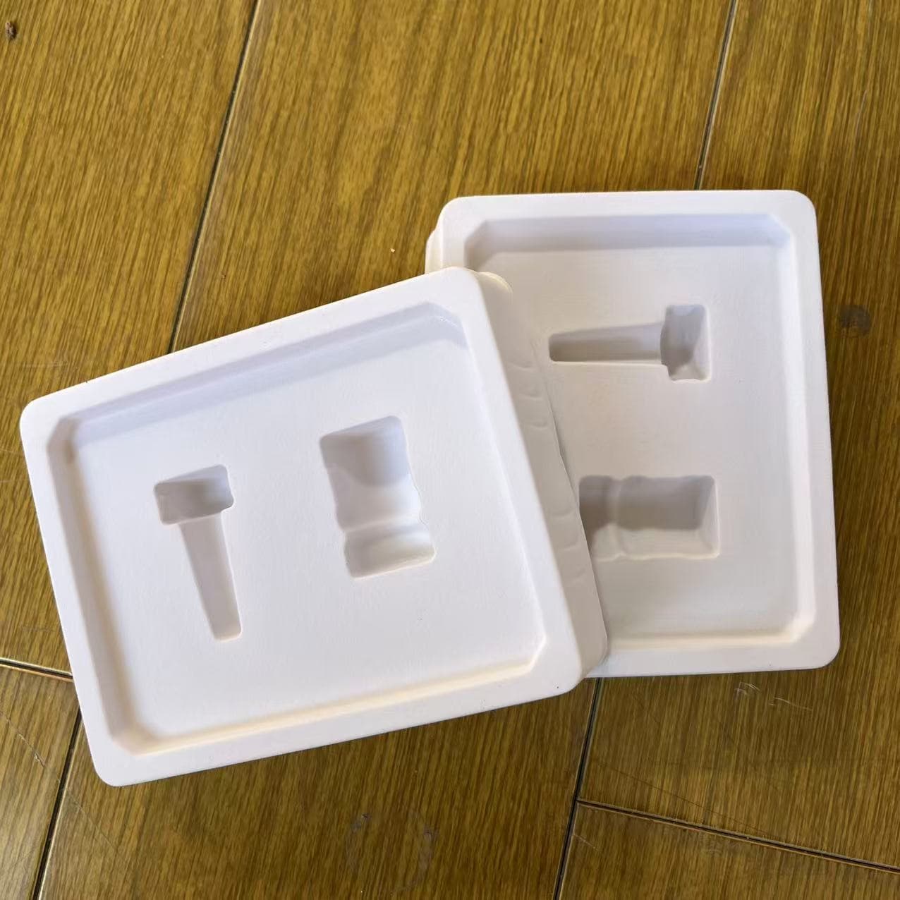 Custom skincare and cosmetics inner blister packaging trays, various materials available for customization
