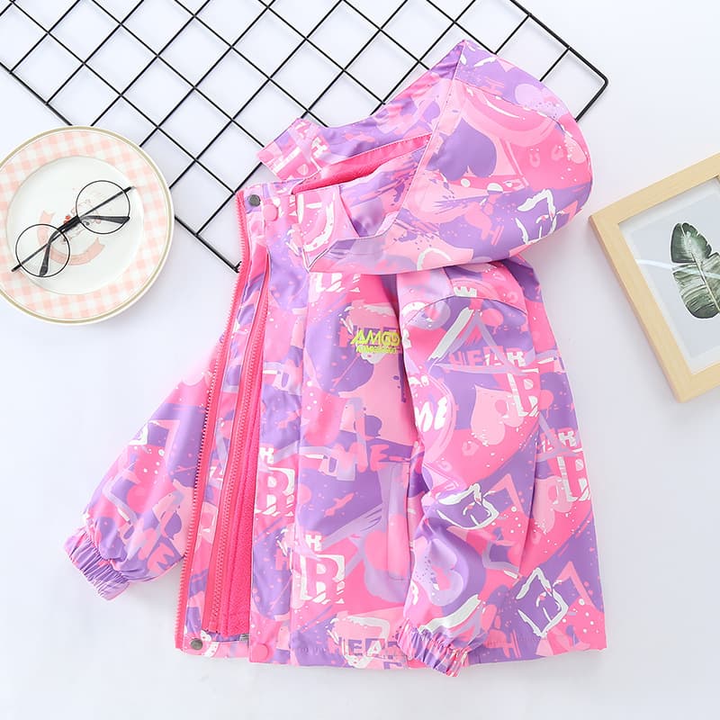 Kids 3-in-1 Removable Ski Jacket Autumn Winter 2025 New Girls Thick Outerwear Big Kids Top