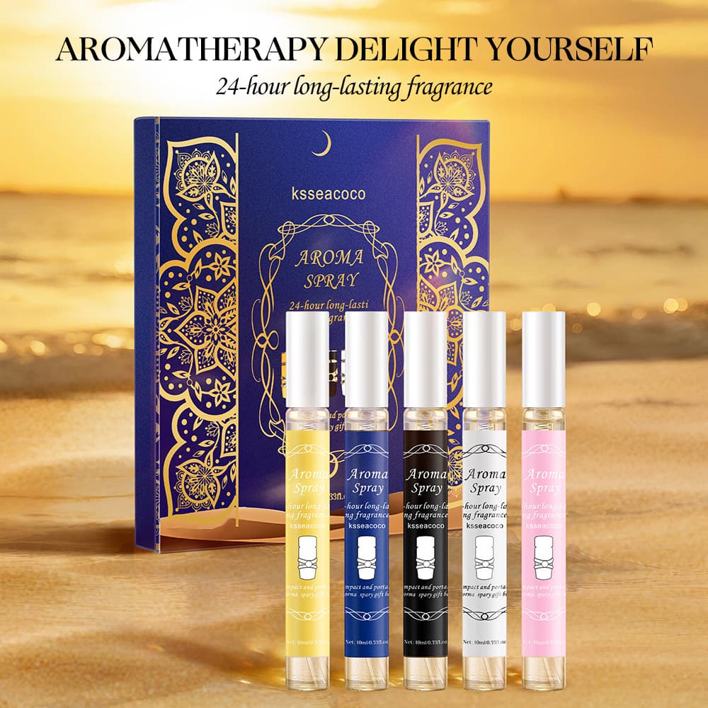 Cross-border foreign trade perfume spray gift box 10ml five-pack alcohol-free perfume Latafa Yara Yara universal