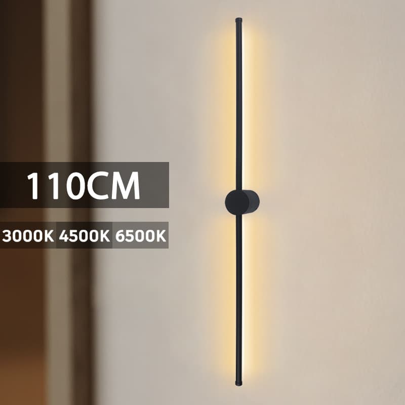 Aluminum LED Long Strip Wall Light Split Packaging Sofa Bedroom Living Room Home Supply Cross-Border Minimalist LED Wall Light