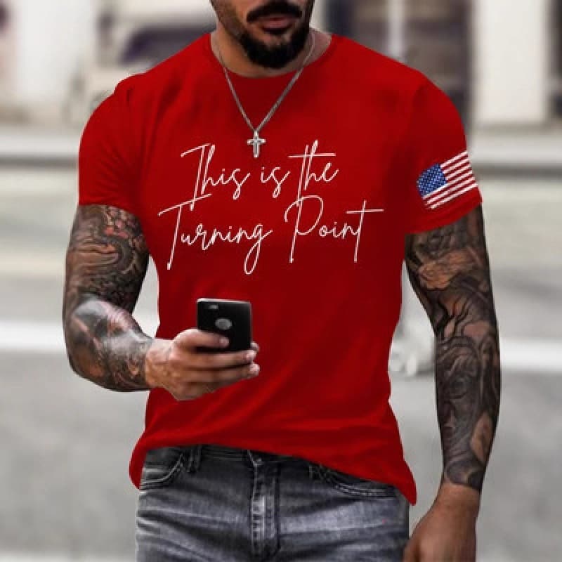 European and American Temu Amazon Independent Site 2025 Happy New Year Cross-border Foreign Trade New T-shirt Wholesale