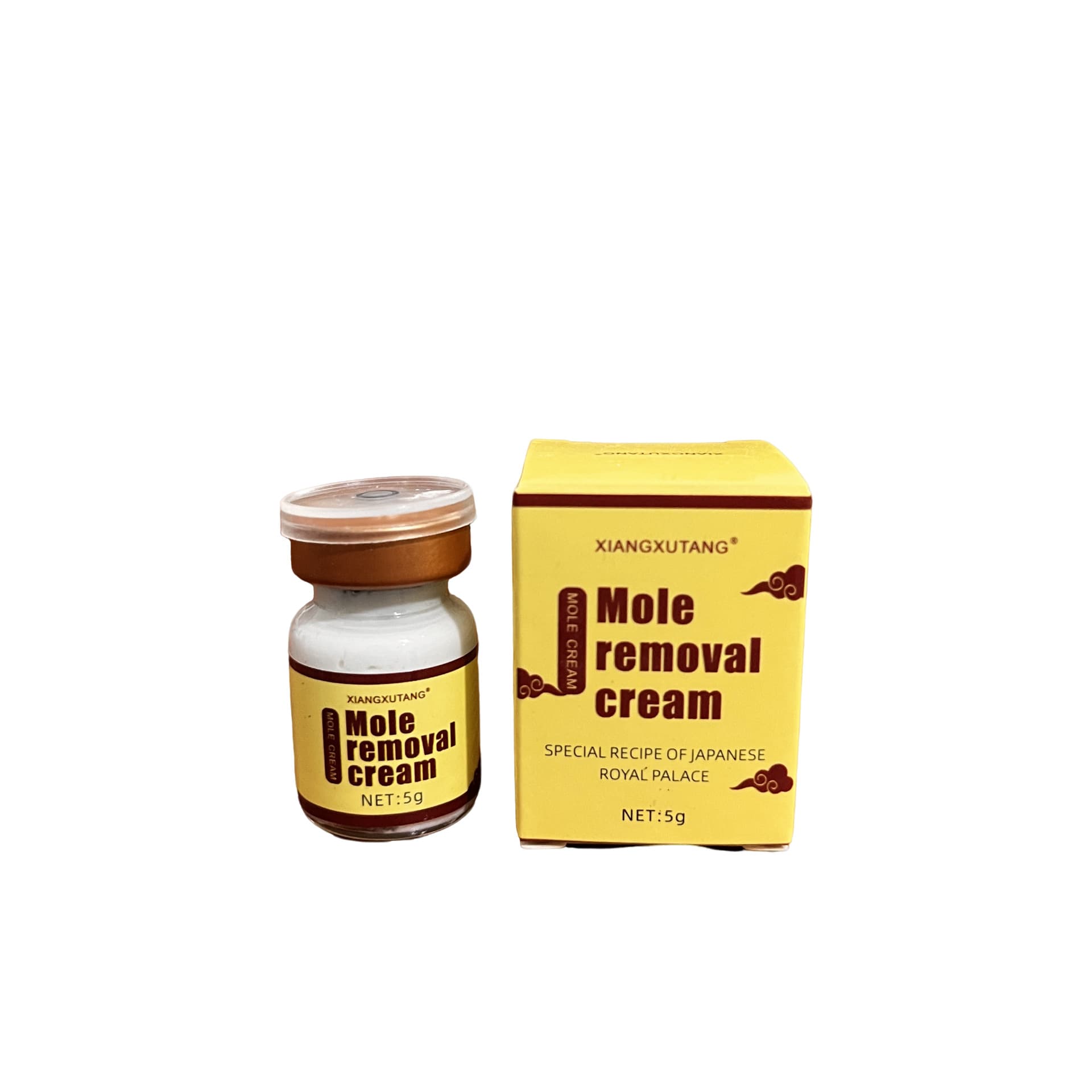 Mole Removal Cream Set for Removing Moles, Warts, Flat Warts, Filiform Warts, Genital Warts, and Skin Tags on Body