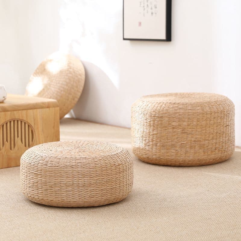 Japanese tatami futon cushion meditation meditation mat ground meditation mat balcony rattan home mat straw mat