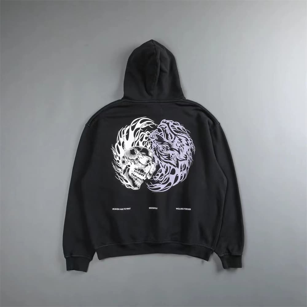 DARC Trendy Sweatshirt Letter Print Hoodie Men Cross-border AliExpress Hot Oversize Hoodie