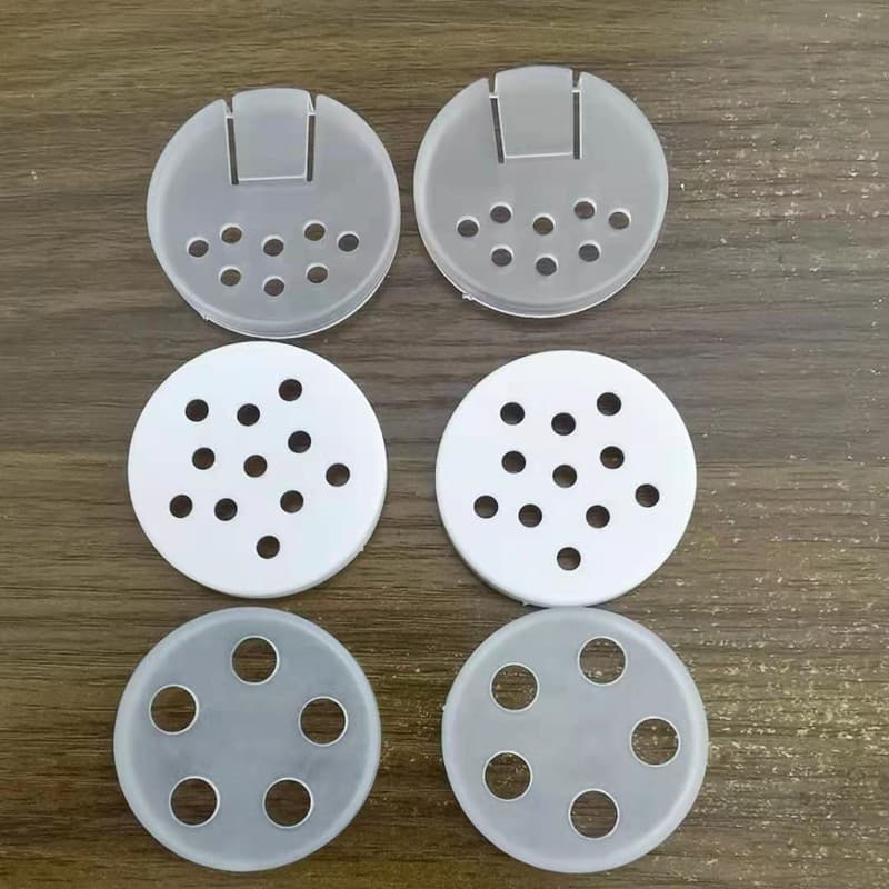 Condiment Bottle Plastic Inner Stopper, Pepper Punch Inner Stopper, Five-Hole Eleven-Hole Plastic Cap, Kitchenware Aluminum Cap Mason