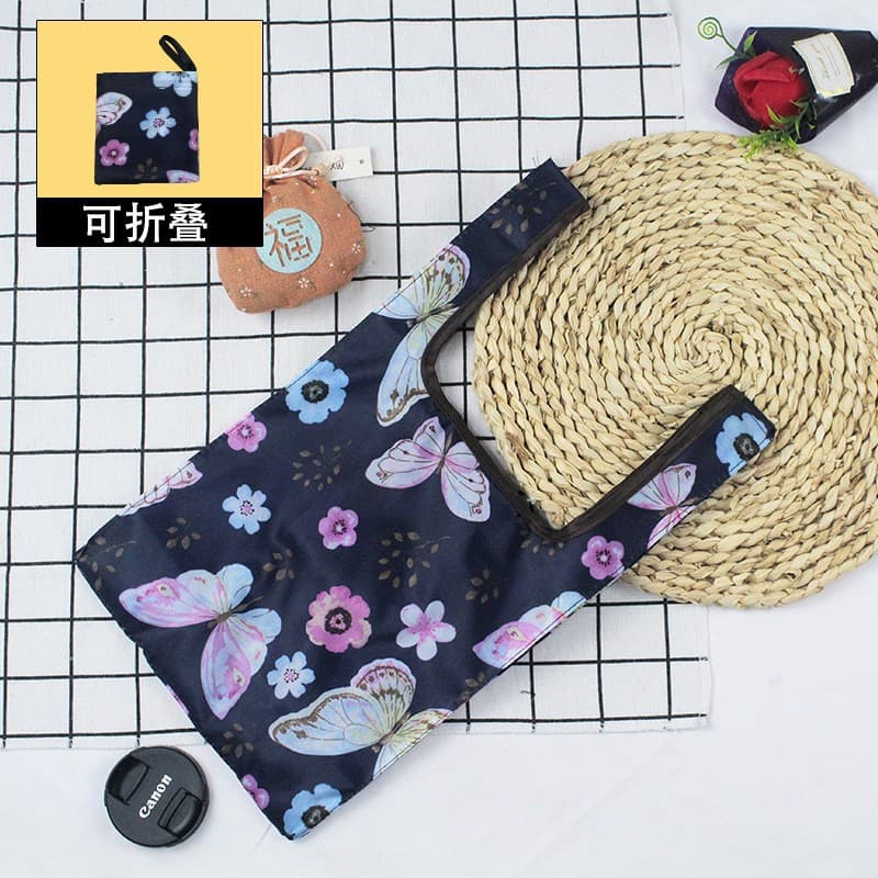 Mini Eco-Friendly Tote Bag for Supermarket Shopping, Oxford Cloth Bag, Foldable Portable Shopping Bag, Handbag for Grocery Shopping
