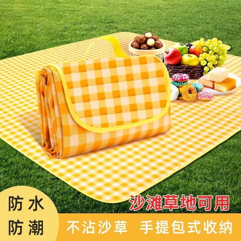 Picnic mat, outdoor camping, picnic mat, moisture-proof mat, beach tent, camping mat, portable, foldable, waterproof cushion