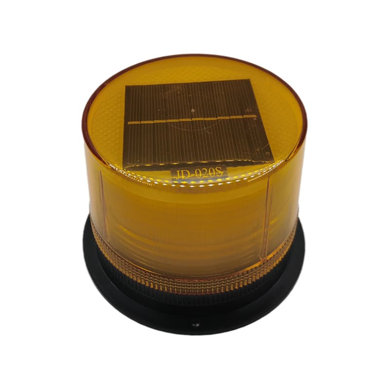 Solar Warning Light LED Flashing Warning Light Magnetic Traffic Construction Obstacle Light for Road Administration and Engineering