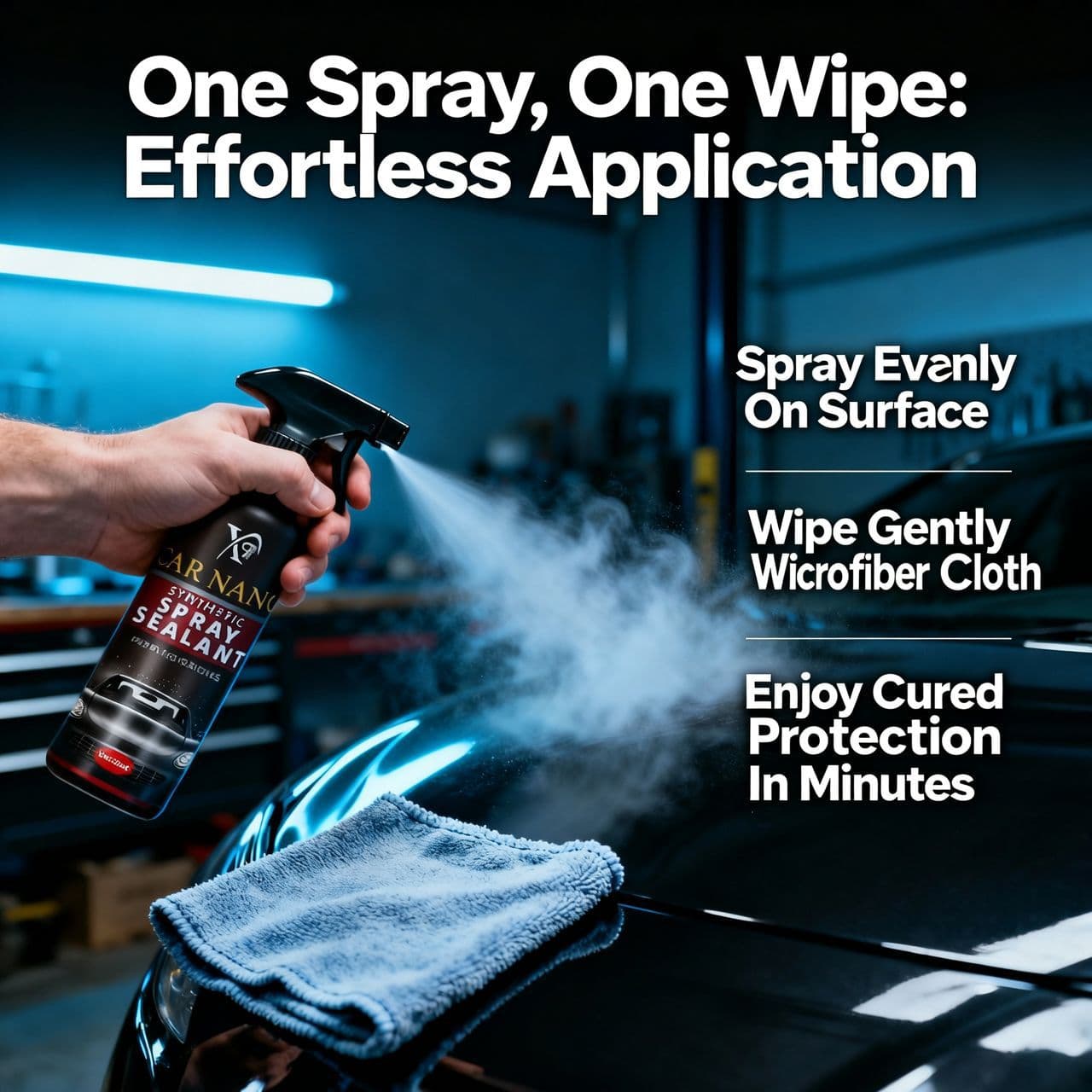 Car Nano Coating Quick Sealant Wax Spray Polish Paint Protection Cross-Border Bestseller