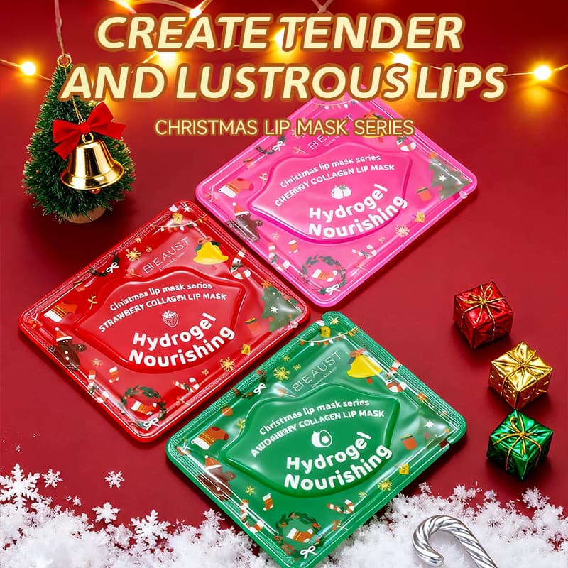 Lip Mask Patches for Exfoliation, Lip Line Lightening, and Dark Circle Improvement, Hydrating and Anti-Chapping