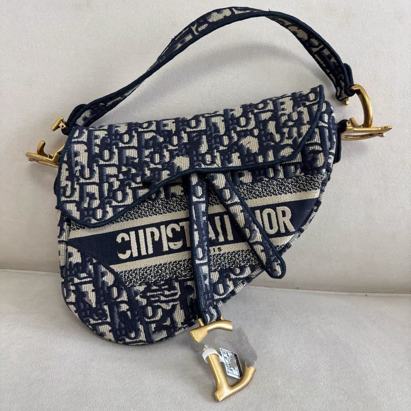 2026 New Saddle Bag Premium Underarm Crossbody Bag Versatile Wide Strap Single Shoulder Embroidered Canvas Bag for Women
