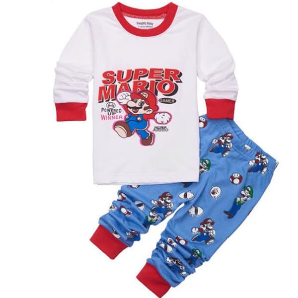 New Fashionable and Comfortable Kids' Pajamas for Boys and Girls, Autumn/Winter Cartoon Cute Homewear Set in European and American Style