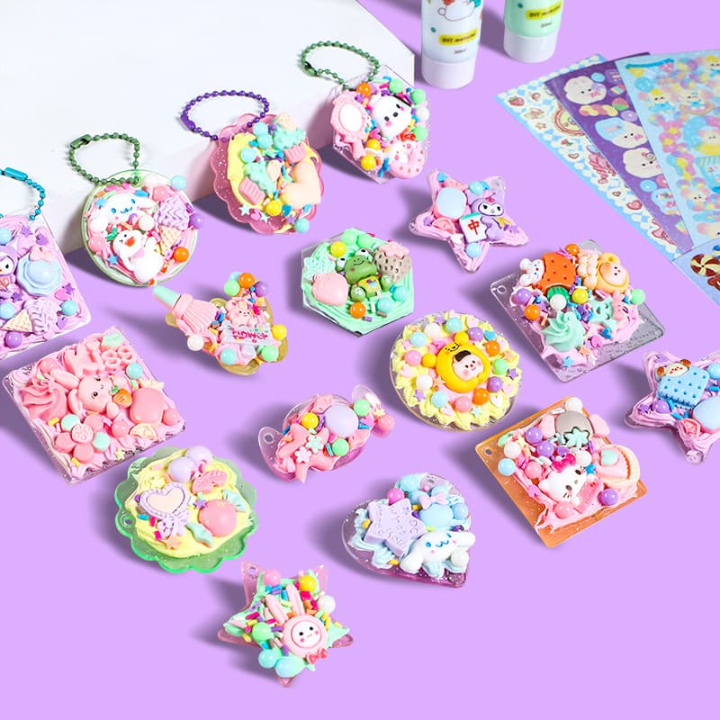 Guka's self-packaged package special link: cute round disc DIY storage box.