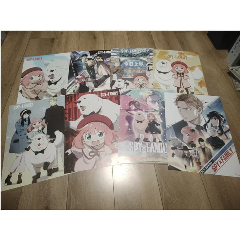 Cross-border anime posters 8 A3 spells Giant Ghoul Demon Slayer Seven Heroes