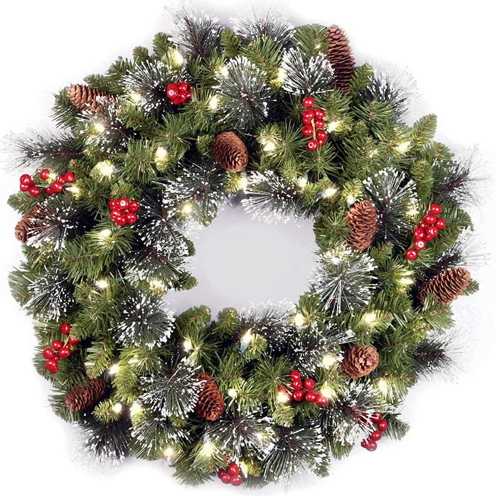 Amazon Bestseller Handmade Berry Red Fruit Wreath for Door or Window Display Decoration
