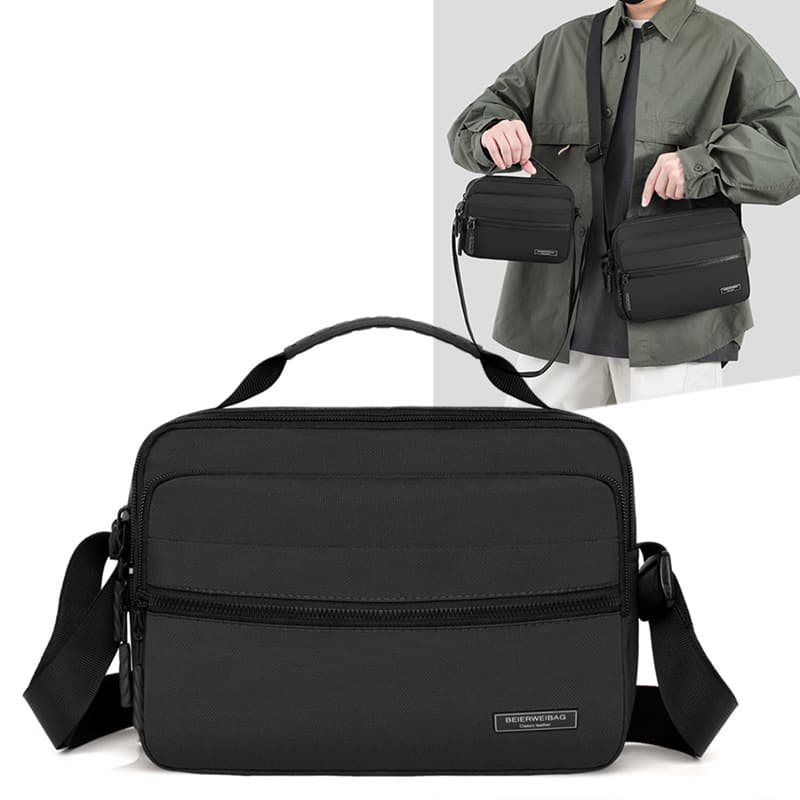 Men's Bag 2025 Winter New Casual Single Shoulder Crossbody Bag Multi-purpose Oxford Cloth Bag Outdoor Travel Handbag Crossbody Bag