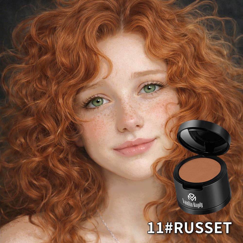 Fanlin Meidai Hairline Powder Touch-Up Tool, Waterproof, Long-Lasting, Contouring Shade, Natural Coverage for High Forehead