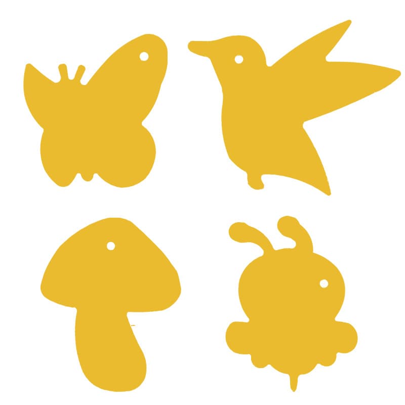 New Yellow Sticky Insect Trap Board Double-Sided Yellow Board Strong Sticky Trap Garden Insect Sticky Trap