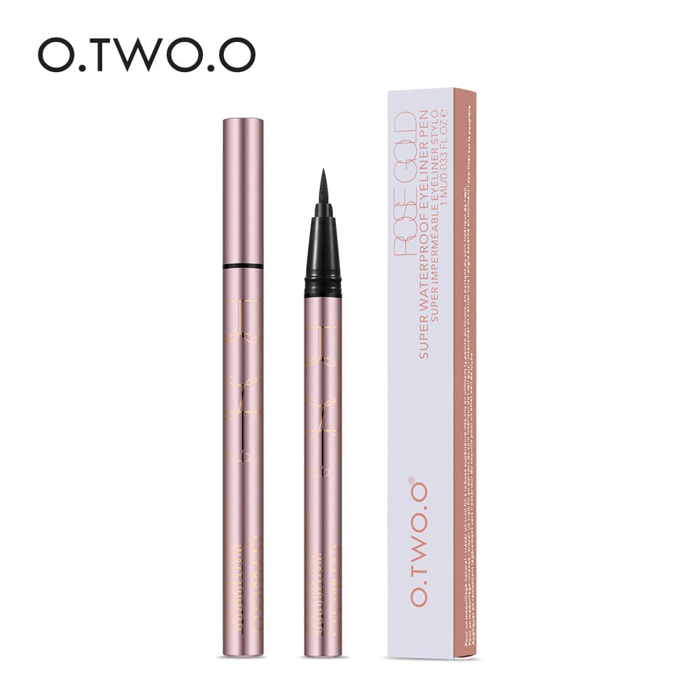 O.TWO.O Rose Gold Eyeliner Pen One-Stroke Matte Sweat-Proof Long-Lasting Eyeliner