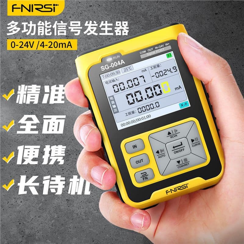 FNIRSI Multifunction Signal Generator 4-20mA Analog Current Voltage Thermocouple Resistance Process Calibrator