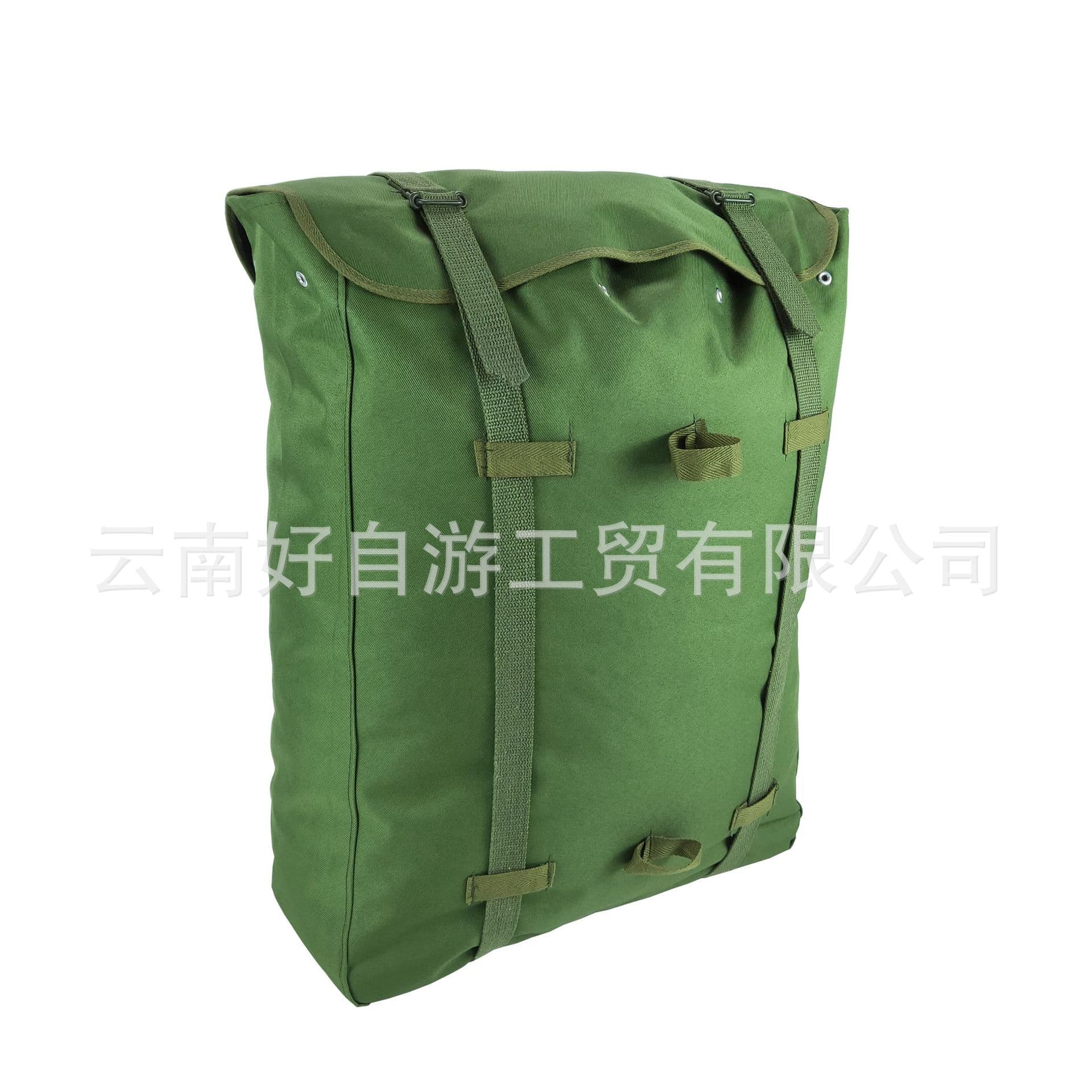 Manufacturer's spot wholesale military green canvas coated military fan tactical bag outdoor sports mountaineering bag Oxford waterproof backpack