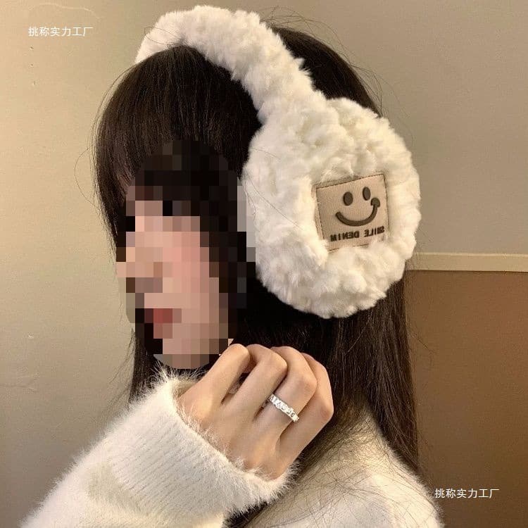 Plush Warm Ear Muffs Winter Ear Covers Frost Protection Ears Foldable Riding Ear Pads New Windproof