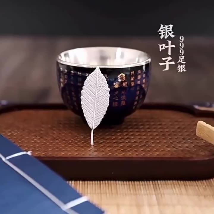 999 Pure Silver Leaf - Silver Arowana for Tea Brewing, Water Softening and Purification, Live Stream Wholesale Hit