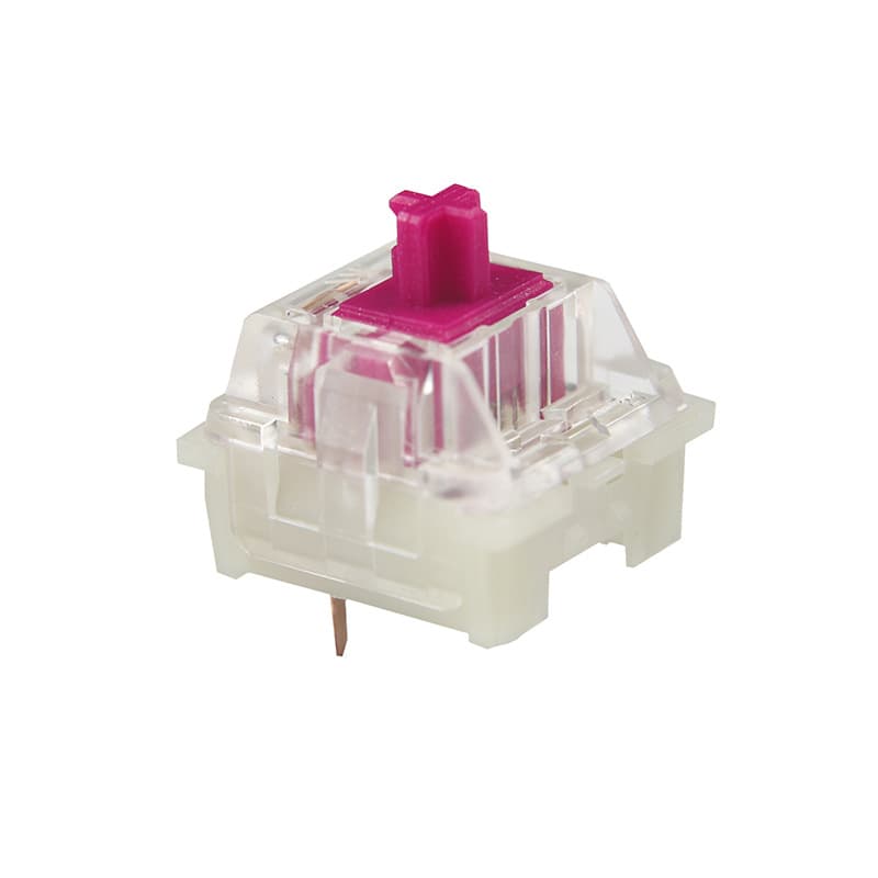 KTT Kangteng Wine Red Linear Switch 44g Actuation 55g Bottom Out Mechanical Keyboard Custom Personalized Switch