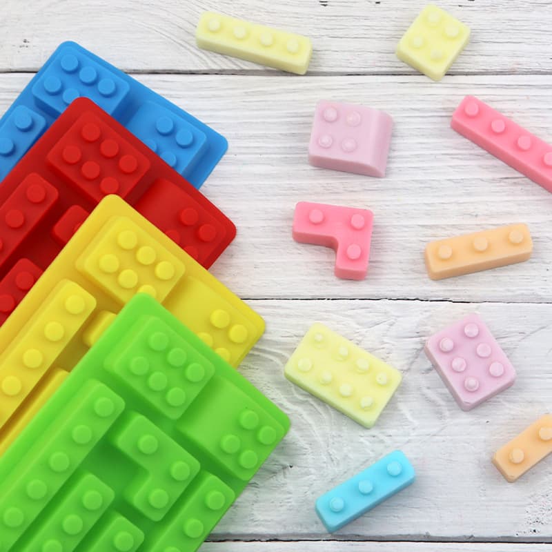Dubi Silicone Ice Tray Lego Series Ice Tray Silicone Square Building Blocks Ice Tray Silicone Mold Plaster