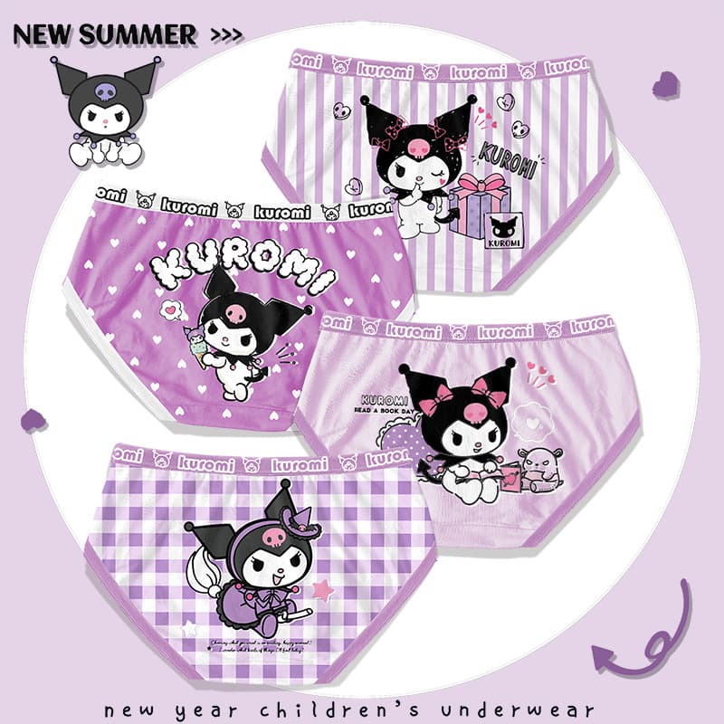 Class A Cotton Girls' 4-Pack Underwear, Kids' Cotton Boxer Briefs, Pure Cotton Shorts for Older Girls, Toddler Panties
