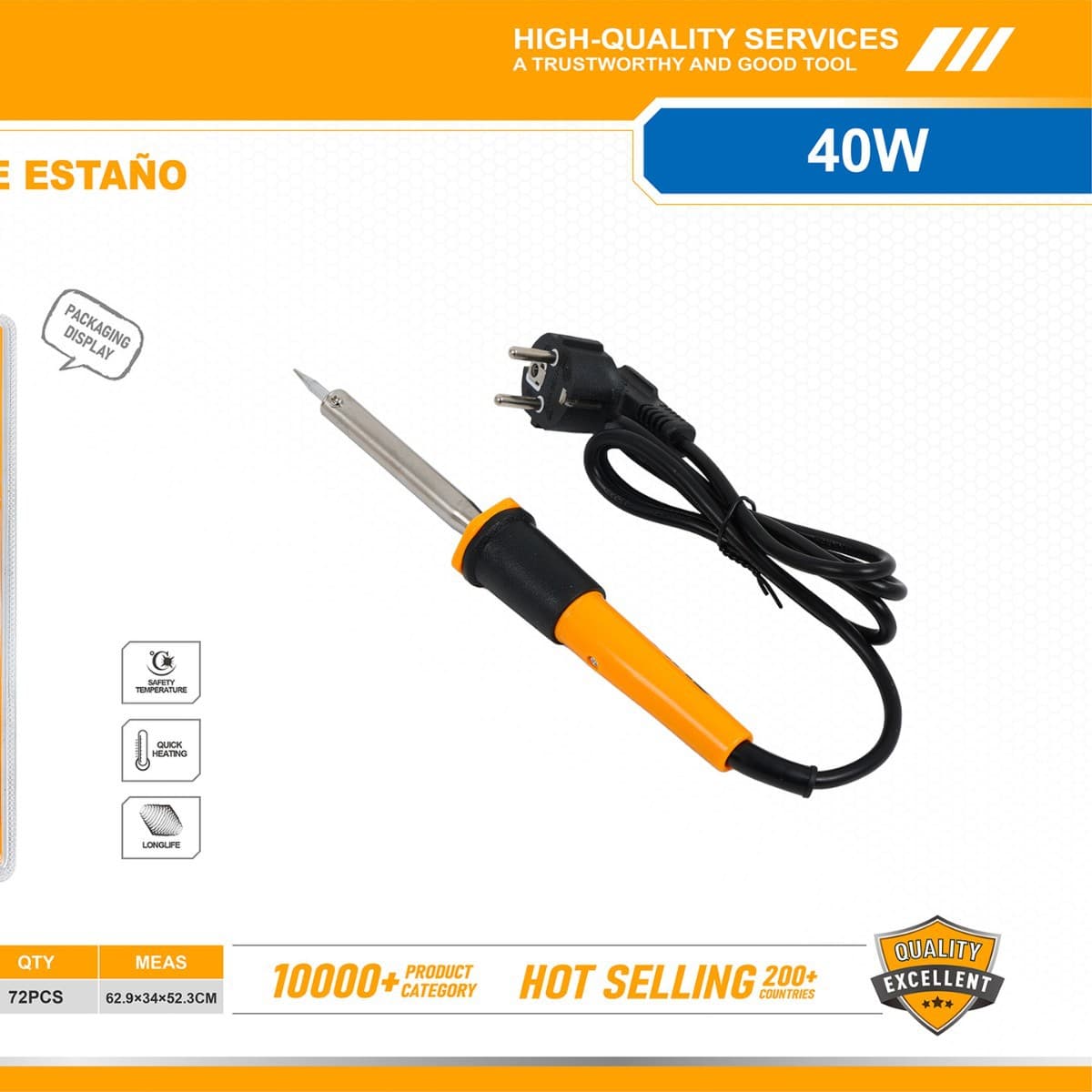 40W external heating soldering iron, fast heating, household electronic repair soldering pen, industrial grade durable soldering tool