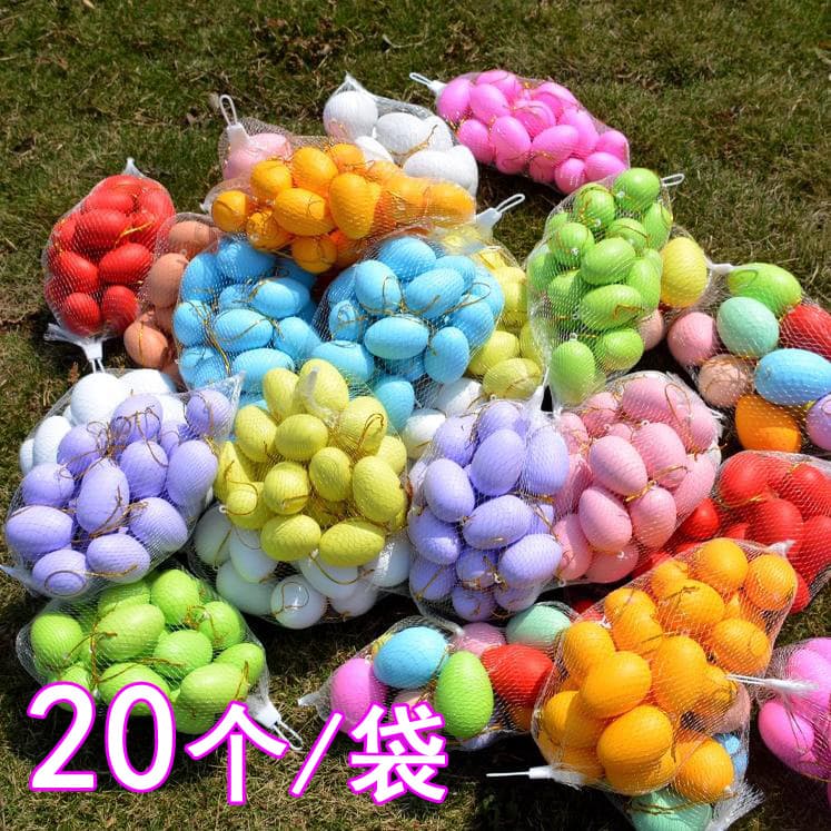 Painting Eggs - Colored Eggs with Patterns, Duck Eggs, Goose Eggs, Children's Eggshell DIY Craft Painted Eggs, Toy Eggs