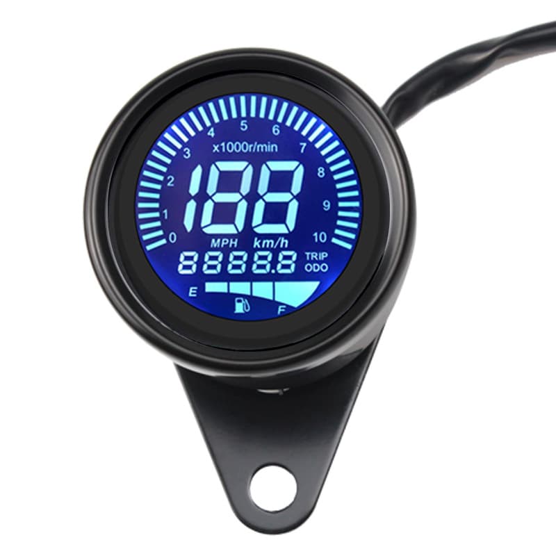 Hot seller motorcycle LCD instrument motorcycle LCD small meter odometer retro modification tachometer electronic meter