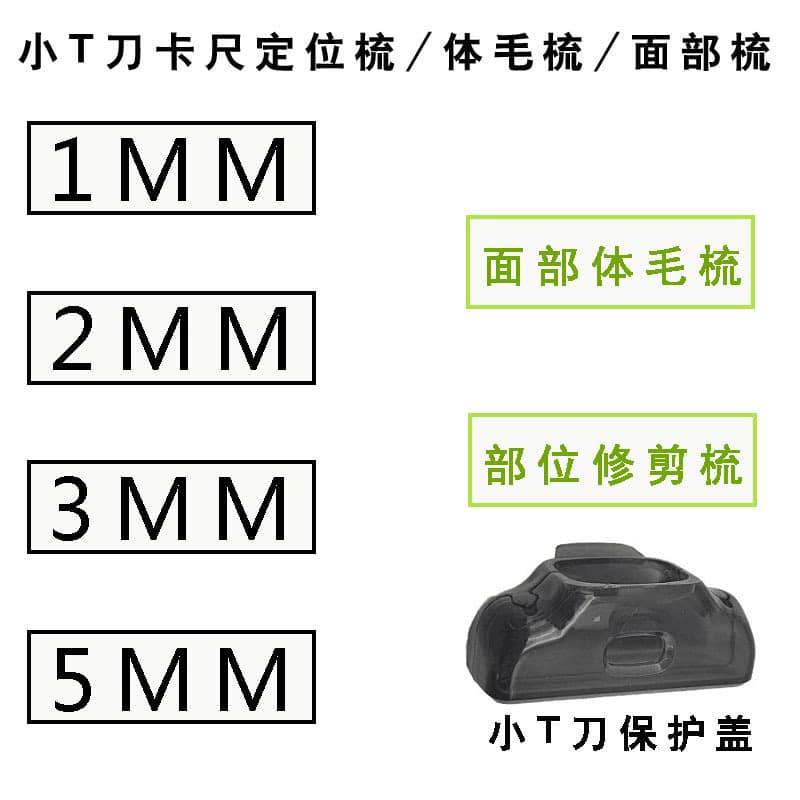 Compatible with Philips OneBlade QP2520 trimming comb, guide comb, and body grooming attachments