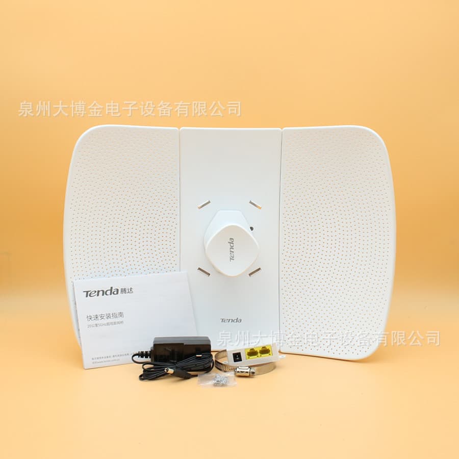 Tenda O8 Radar Bridge 5G Wireless Monitoring 20km Outdoor Long-Distance Network Transmission with Stable Signal