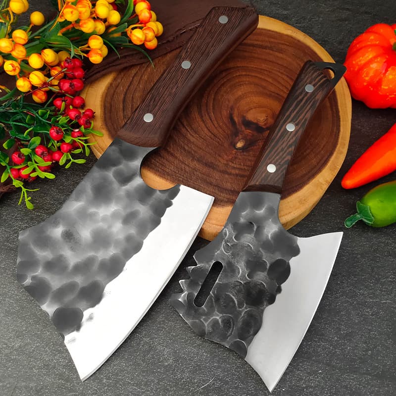 Cross-border hand-forged bone axe, home chopping axe, thickened bone cleaver, commercial bone cutter for cattle and sheep bones