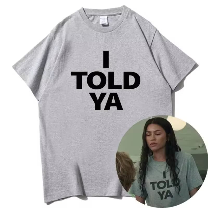 Summer I Told YA Challenger 2024 T-Shirt Round Neck Short Sleeve Shirt Fan Gift Women's Short Sleeve T-Shirt
