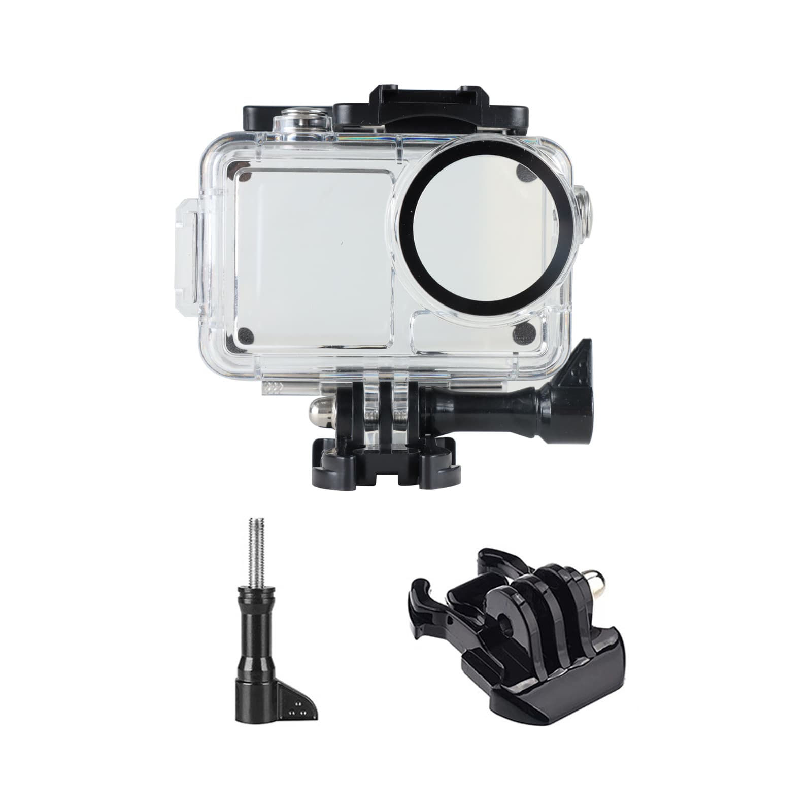 Compatible with DJI Action 5 Pro/Action 4/3 camera waterproof case diving housing waterproof 60m